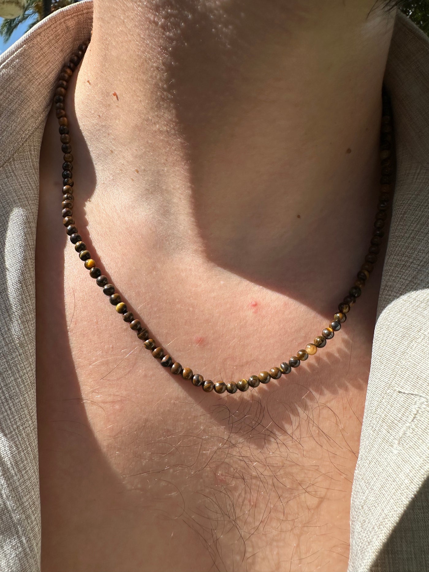 Tiger's Eye Beaded Necklace